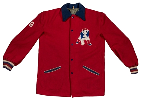 Scarce, Exceptional Circa 1965 Boston Patriots Wool Sideline Jacket